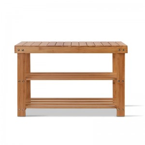 Bróga bambú bróga tosaithe binse ag eagrú stórála iontrála raca bróg upholstered